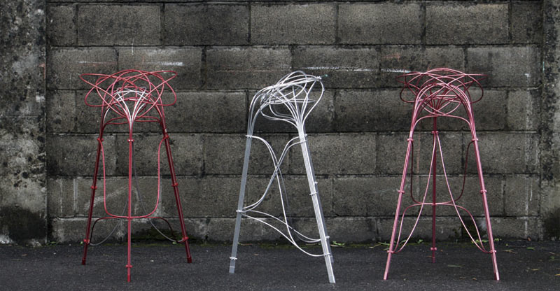 Burr Puzzle Stool