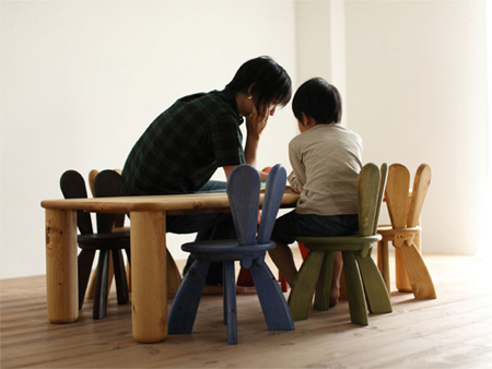 Easter Furniture: Bunny Chair by Hiromatsu