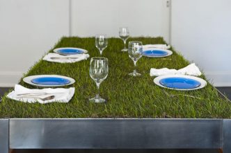 Grass Top PicNYC Table by Haiko Cornelissen Architecten