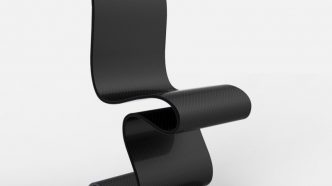 SCULPTURE Carbon Chair by Ventury Design Lab