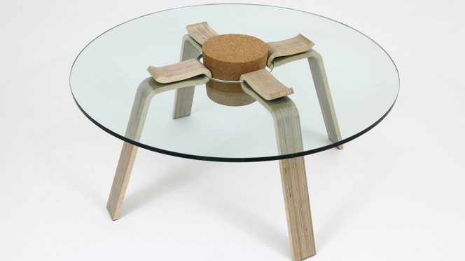 Cork Stopper Table by Hyeonil Jeong