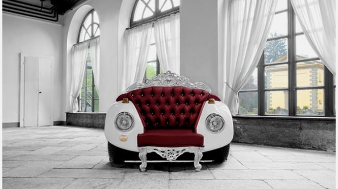 Glamour Beetle Armchair by ZAC Glamour Design