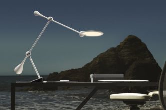 Trapeze LED Table Lamp by Peter Stathis for JOBY