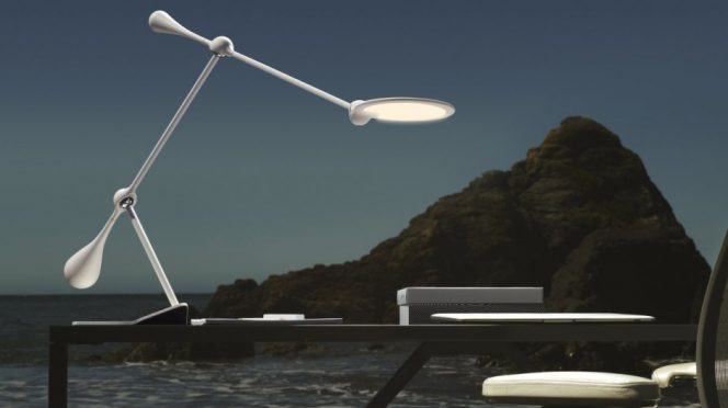 Trapeze LED Table Lamp by Peter Stathis for JOBY