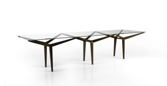 Double Frame Table by Iosa Ghini Associati for Rossato Arredamenti