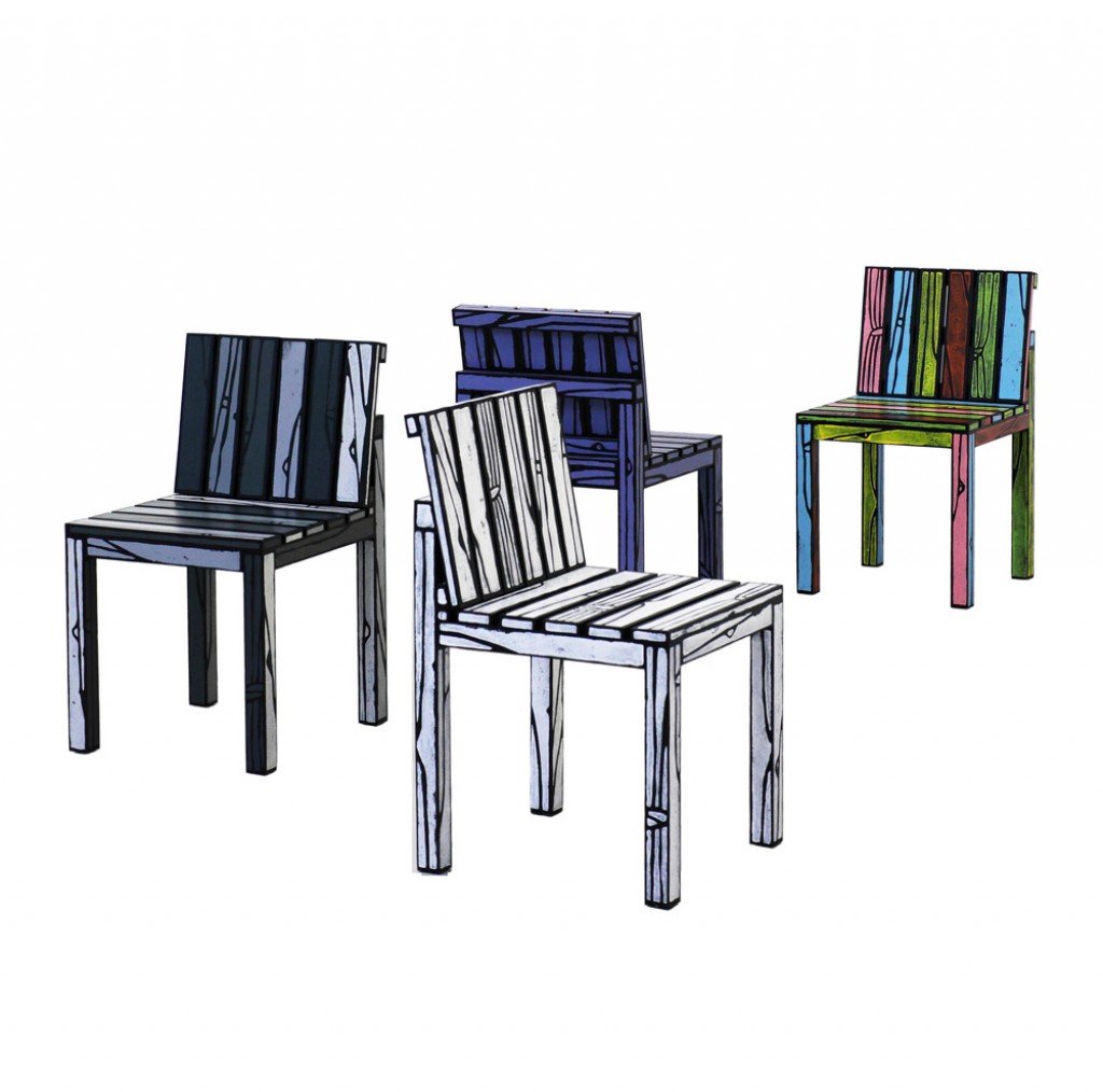 Logo Chair by Richard Woods & Sebastian Wrong