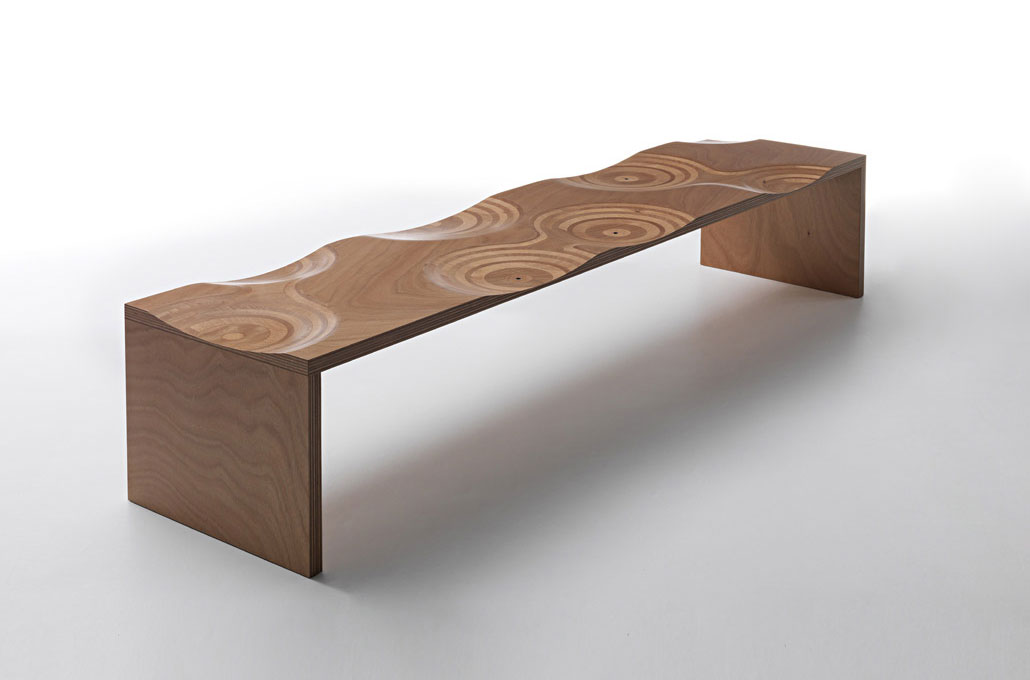 Ripples Outdoor Bench by HORM