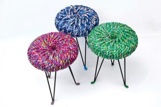 Surrounded Stools by Els Woldhek