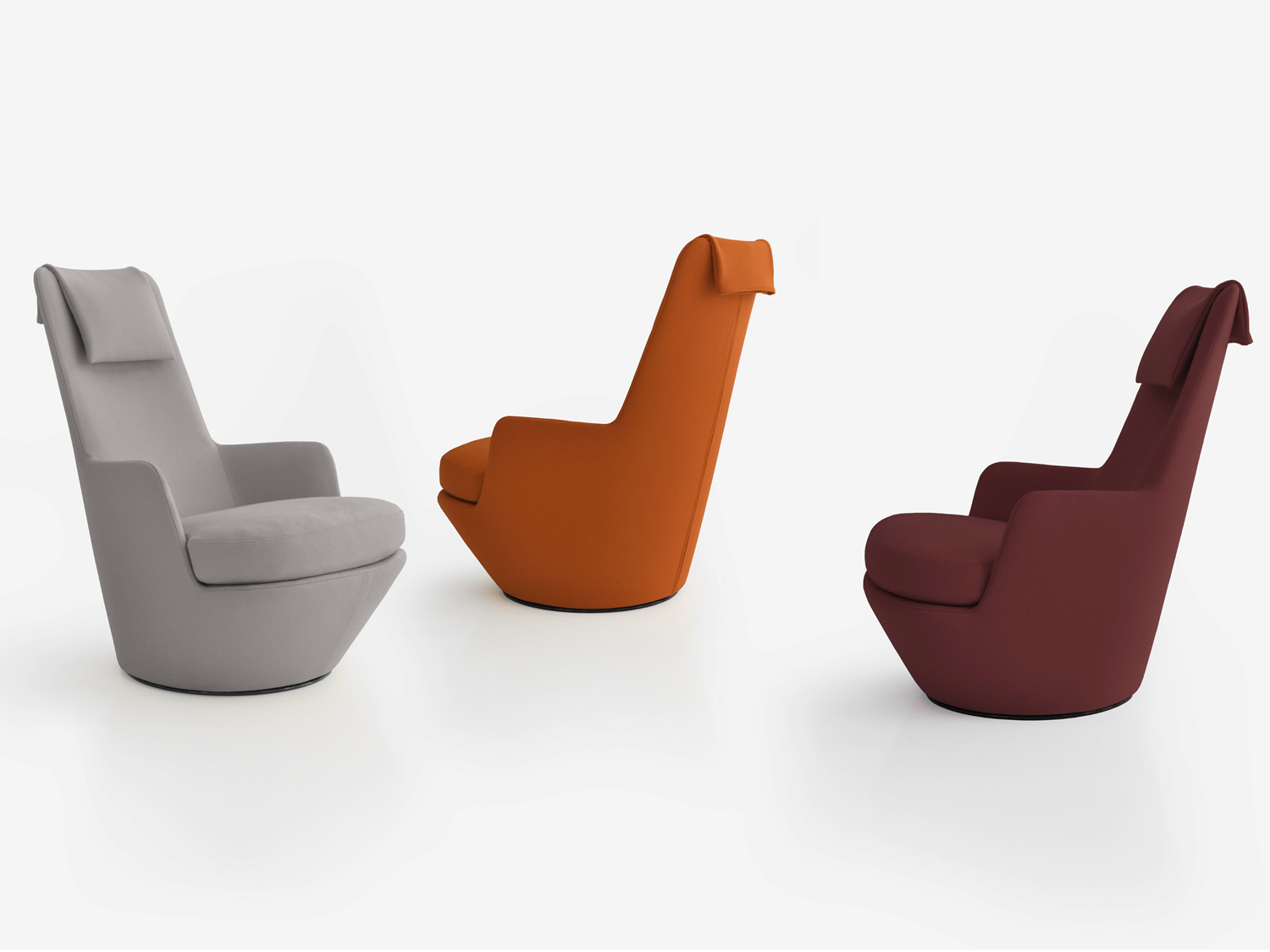 Hi Turn Swivel Armchair by BENSEN