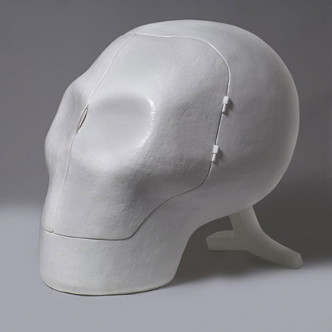 #SohoHalloween: Sensory Deprivation Skull Chair by Joep van Lieshout