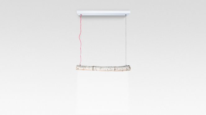 Trunk Suspended Lamp by Trentino Wood & Design