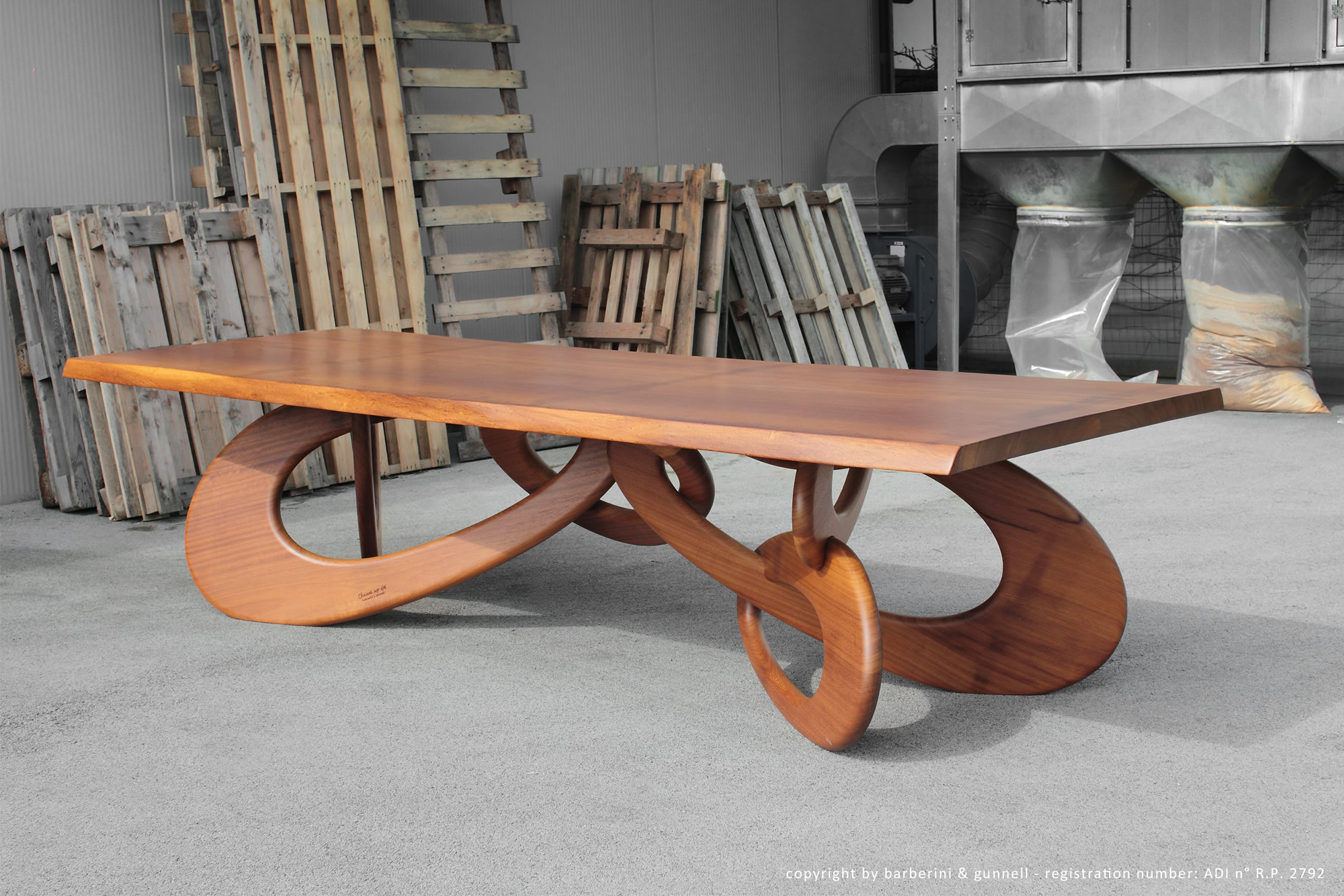 Chained Up Dining Table by Barberini & Gunnell