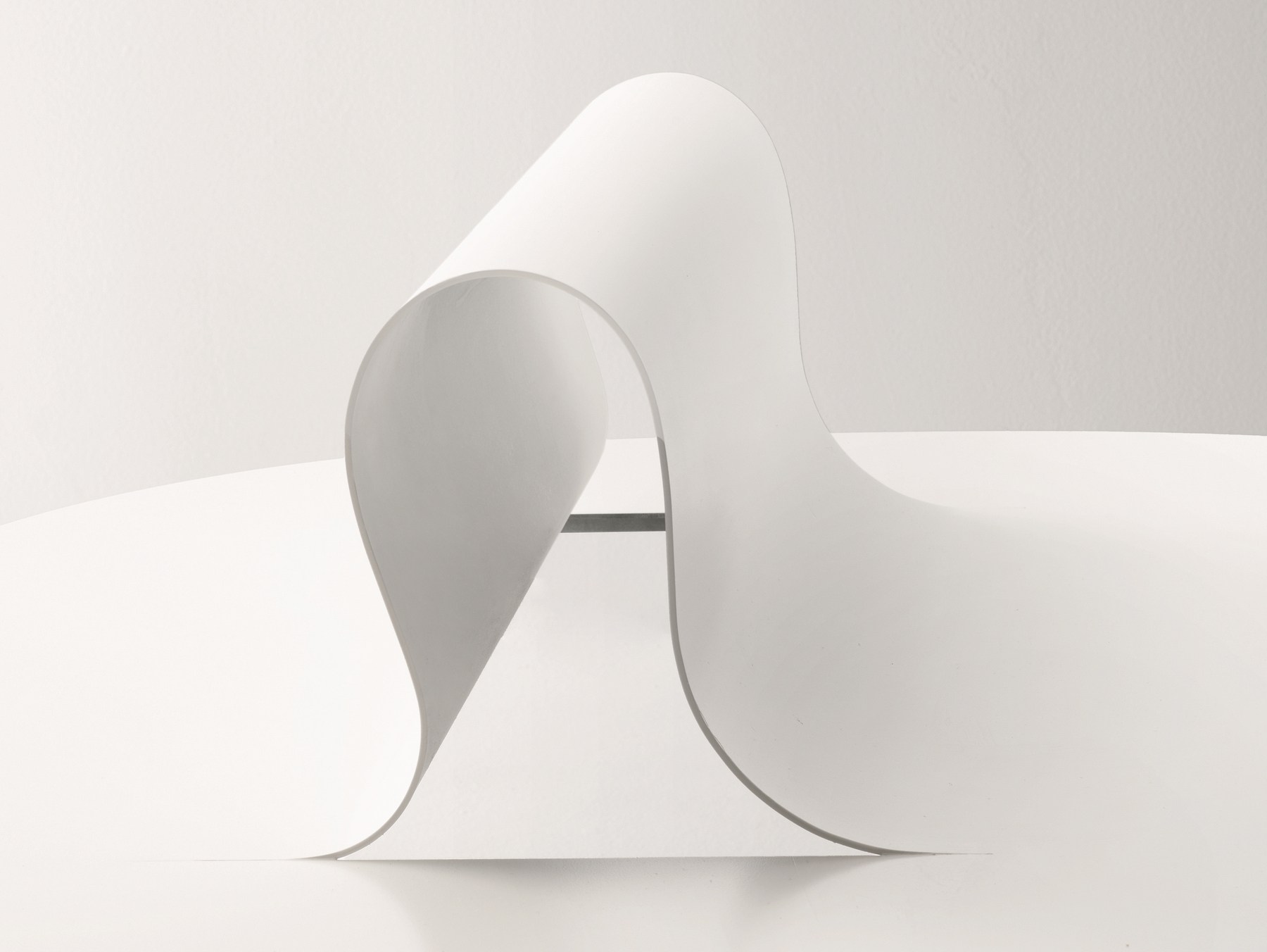 Softer Than Steel Bench by Nendo for Desalto