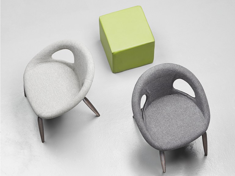Natural Drop Pop Dining Chair by SCAB Design