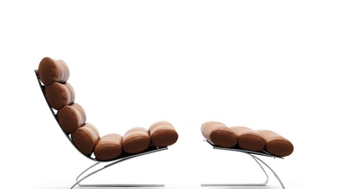 Sinus Lounge Chair by Adolf Reinhold & Hans-Jürgen Schröpfer for COR