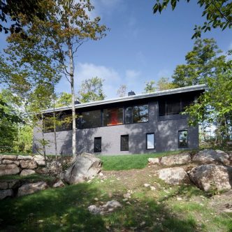 Panorama House in Sainte-Adèle, Canada by Blouin Tardif Architecture