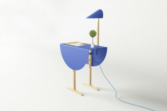 Ostrich Side Table by Mario Tsai for Valsecchi 1918