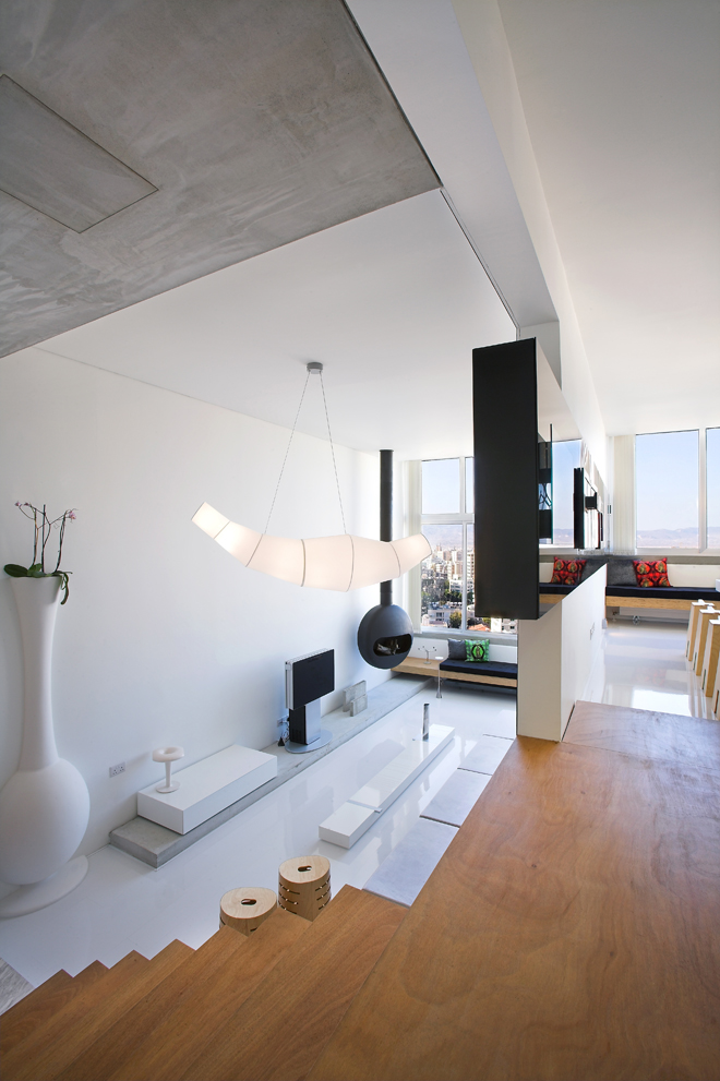 Split Level Apartment in Nicosia, Cyprus by M.O.B Interior Architects