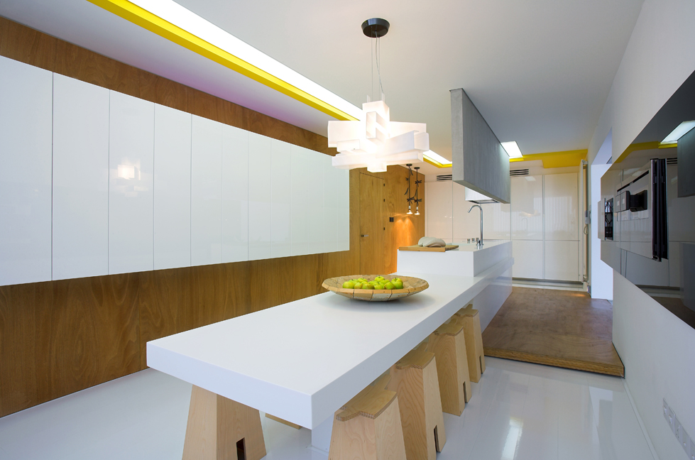 Split Level Apartment in Nicosia, Cyprus by M.O.B Interior Architects