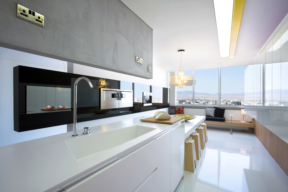 Split Level Apartment in Nicosia, Cyprus by M.O.B Interior Architects