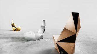 QTZ Lounge Chairs Concept by Alexander Lotersztain for Derlot