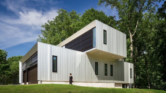 Bridge House in McLean, Virginia by Höweler + Yoon Architecture