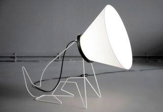 Bronco Table Lamp by Castor Bours for Odesi
