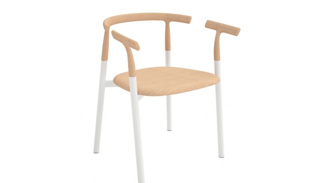 Twig 3 Dining Chair by Nendo for Alias
