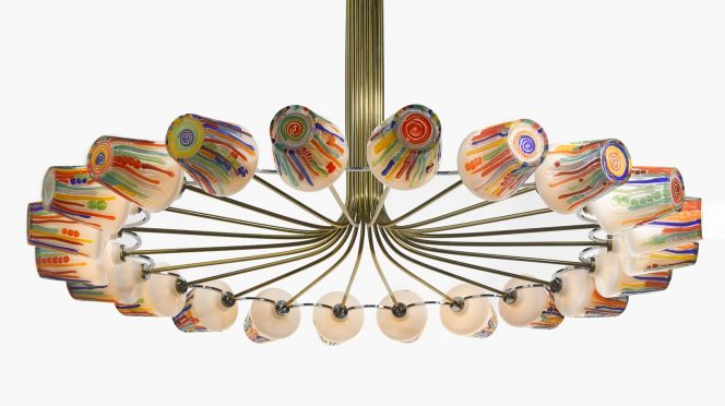 Candy Chandelier by Campana Brothers for Lasvit