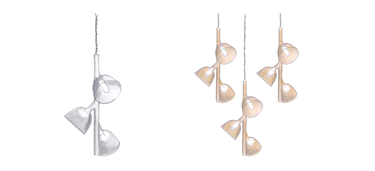 Sketch of Labo Pendant Lamp by something.