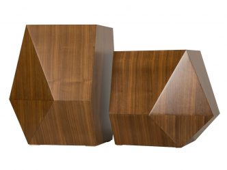 Wooden Geometrics Side Tables by Vick Vanlian