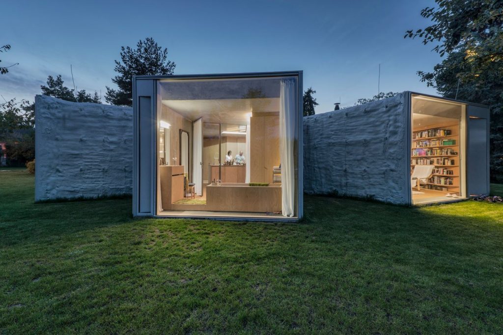 Chameleon House in Prague, Czech Republic by Petr Hájek Architekti