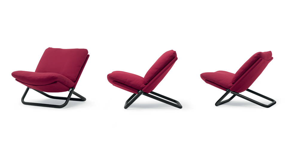 Cross Lounge Chairs by Marcello Cuneo for Arflex