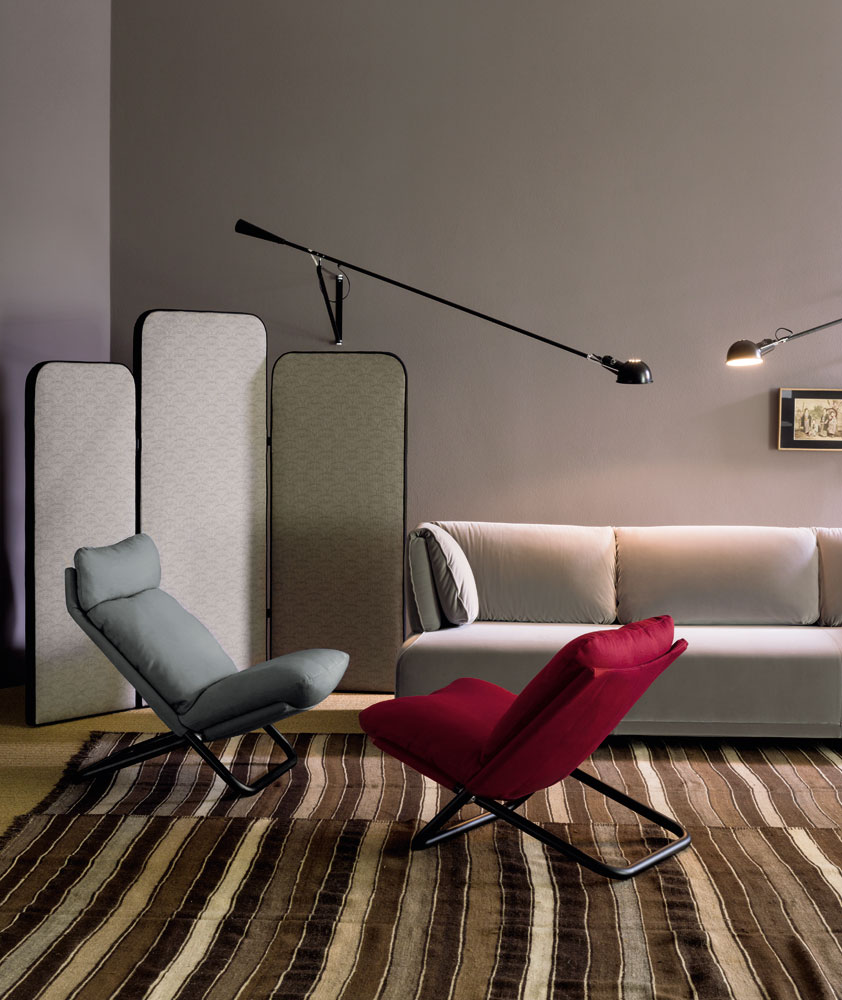 Cross Lounge Chairs by Marcello Cuneo for Arflex
