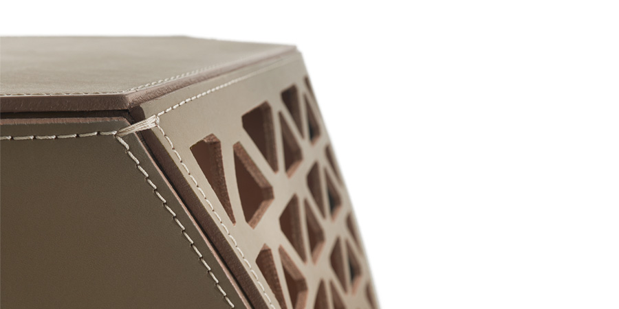 Hudson Side Table by Virginia Harper for Poltrona Frau