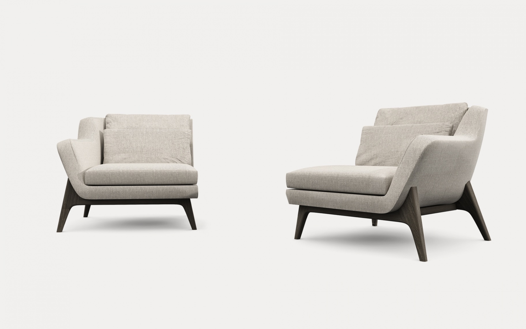 Glorious Armchairs by Marconato Maurizio & Terry Zappa for ENNE