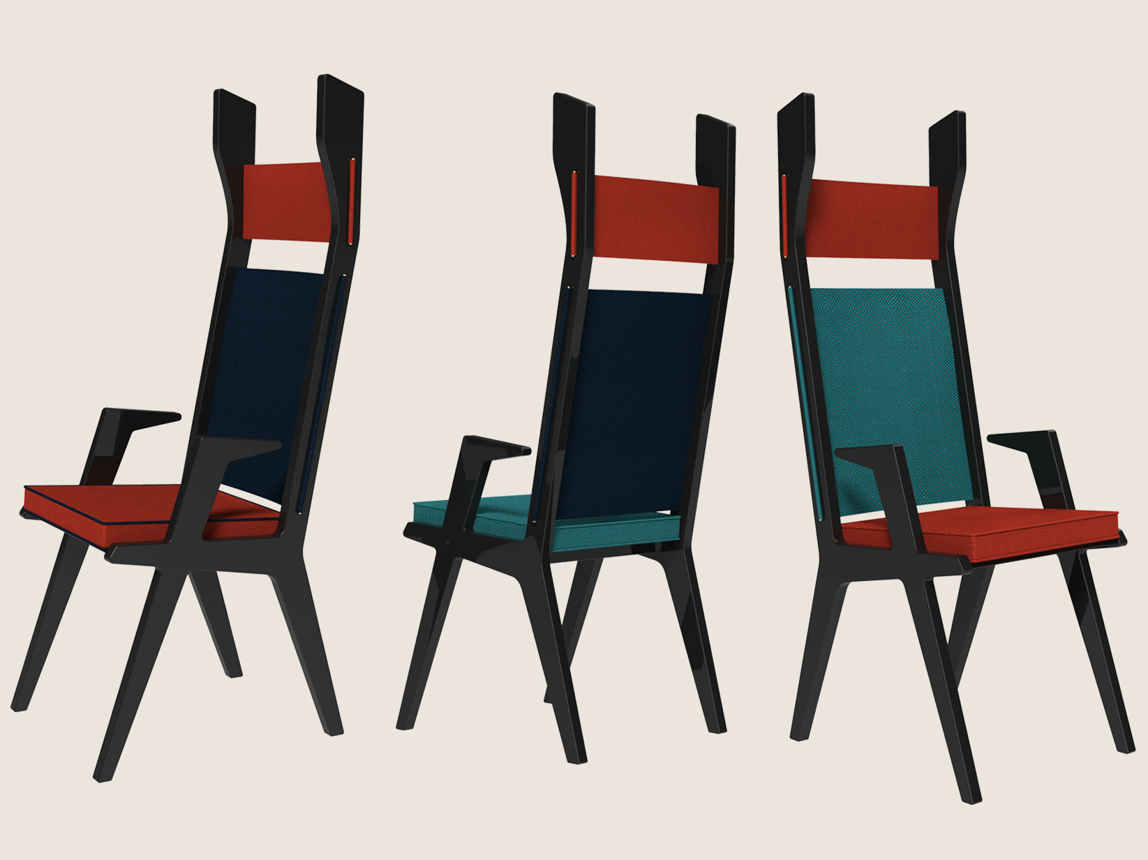 Colette Armchairs by Lorenza Bozzoli for Colé