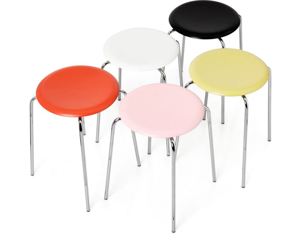 DOT Stools by Arne Jacobsen for Fritz Hansen
