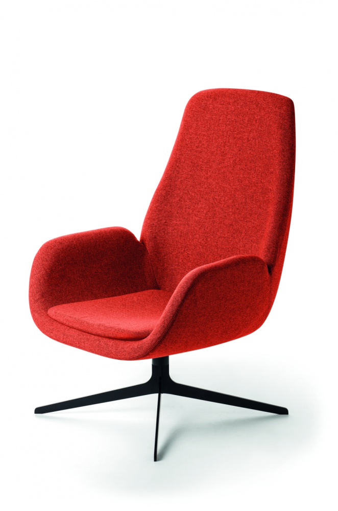 Mysa Lounge Armchair by Michael Schmidt for Bross