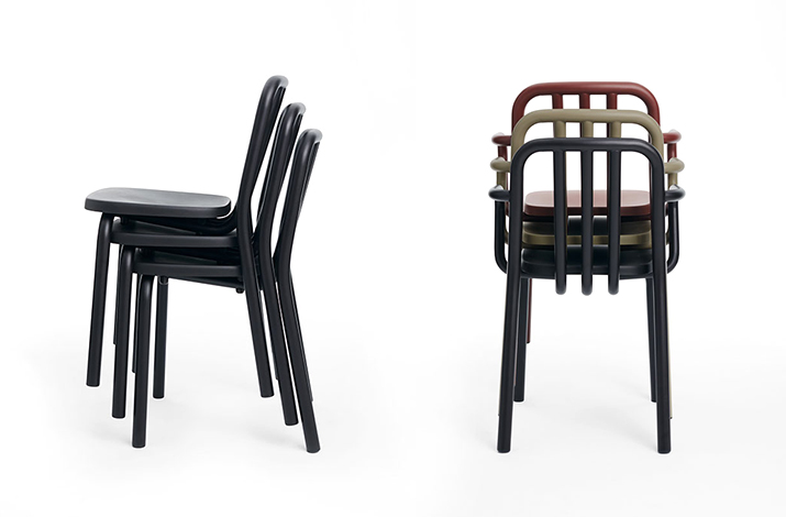 Tube Chairs by Eugeni Quitllet for Mobles 114