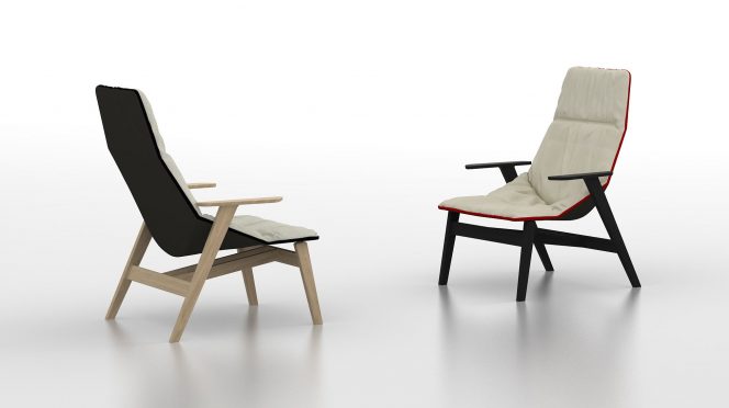 ACE WOOD Chairs by Jean-Marie Massaud for Viccarbe