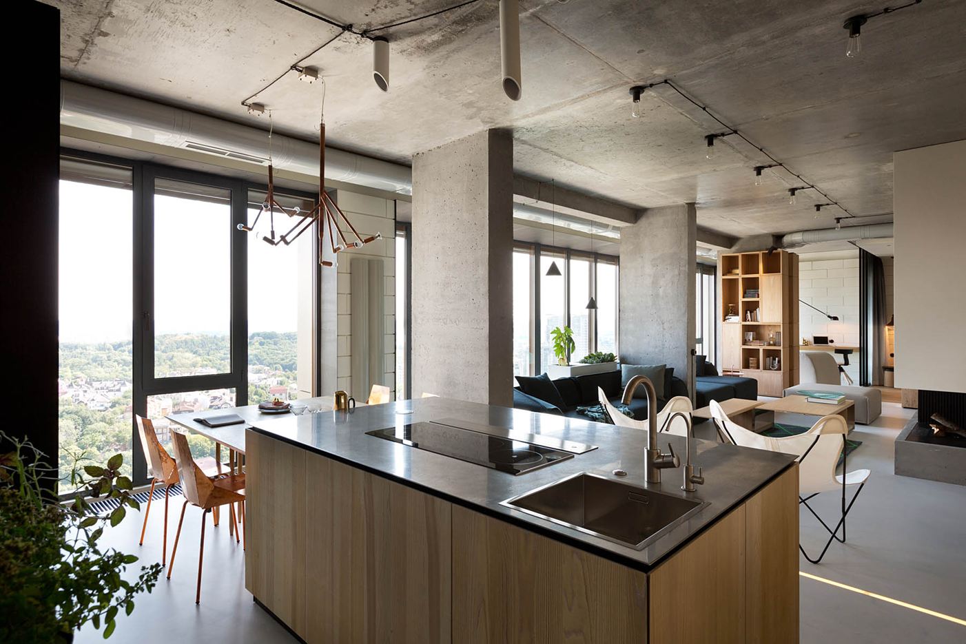 NPL. Penthouse in Kiev, Ukraine by Olga Akulova