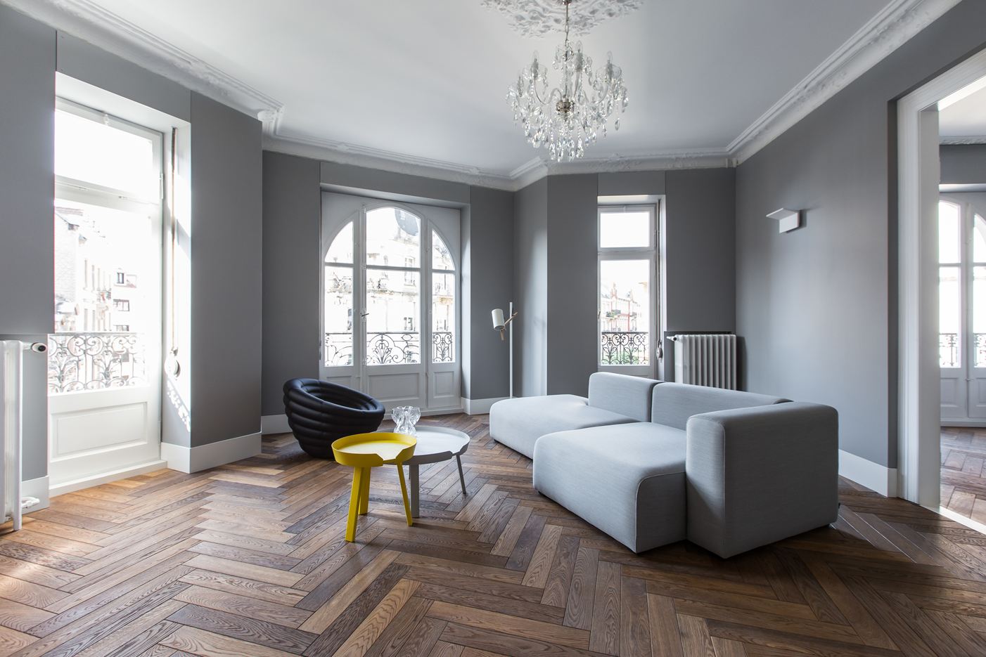 STRAUSS Apartment in Strasbourg, France by YCL Studio