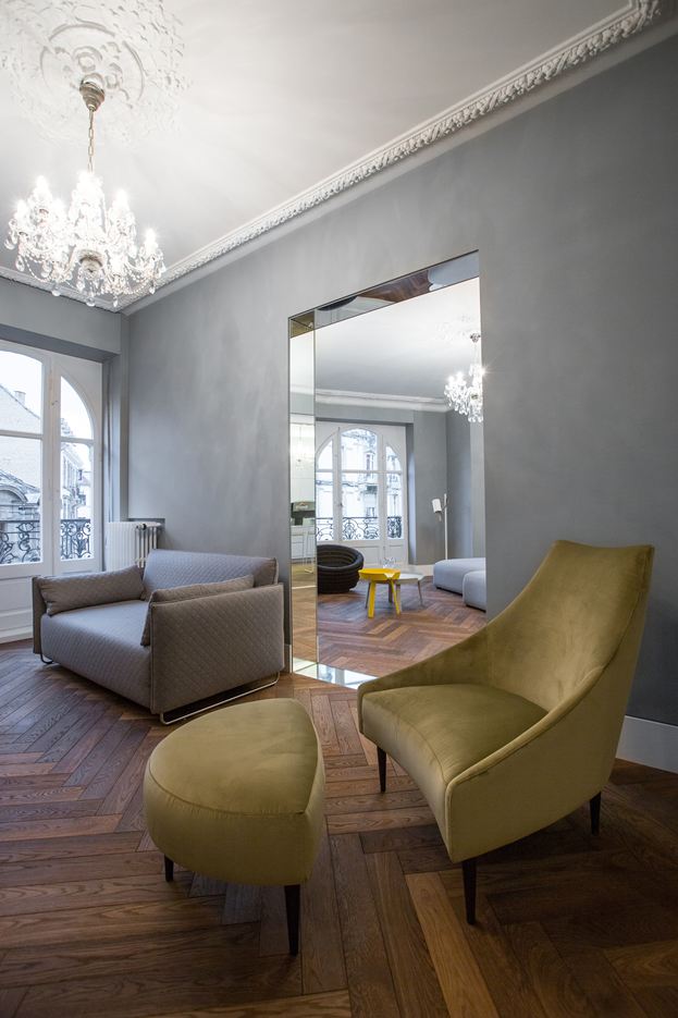 STRAUSS Apartment in Strasbourg, France by YCL Studio