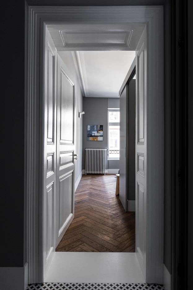 STRAUSS Apartment in Strasbourg, France by YCL Studio