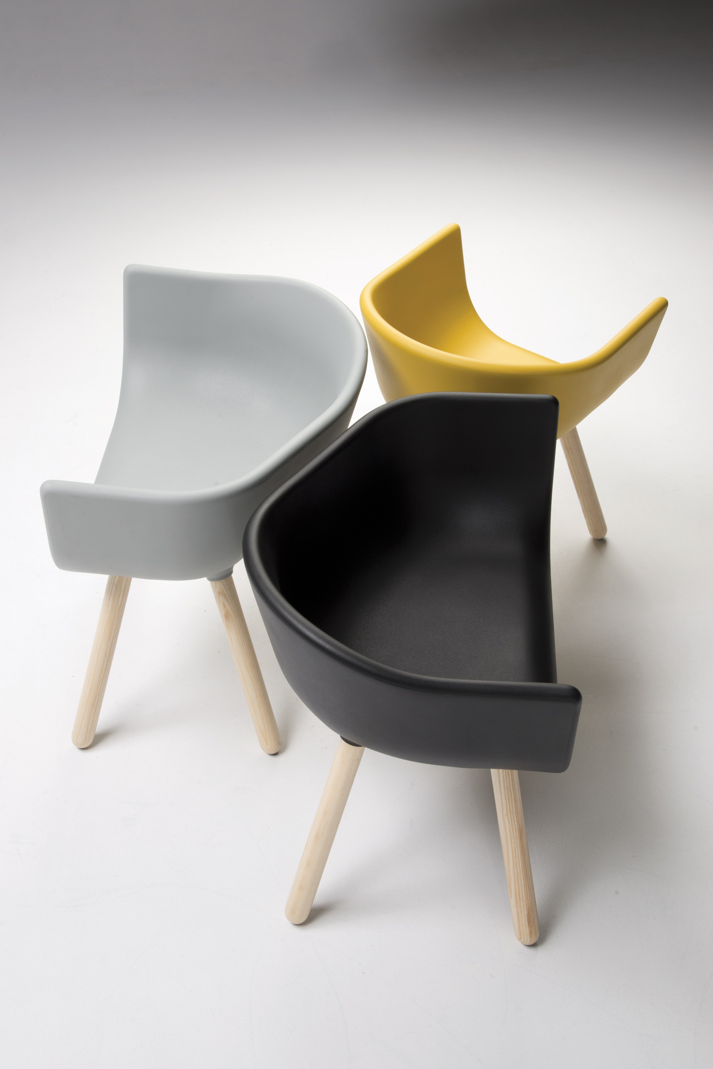 Tulip Large Chairs by Kazuko Okamoto for Chairs & More