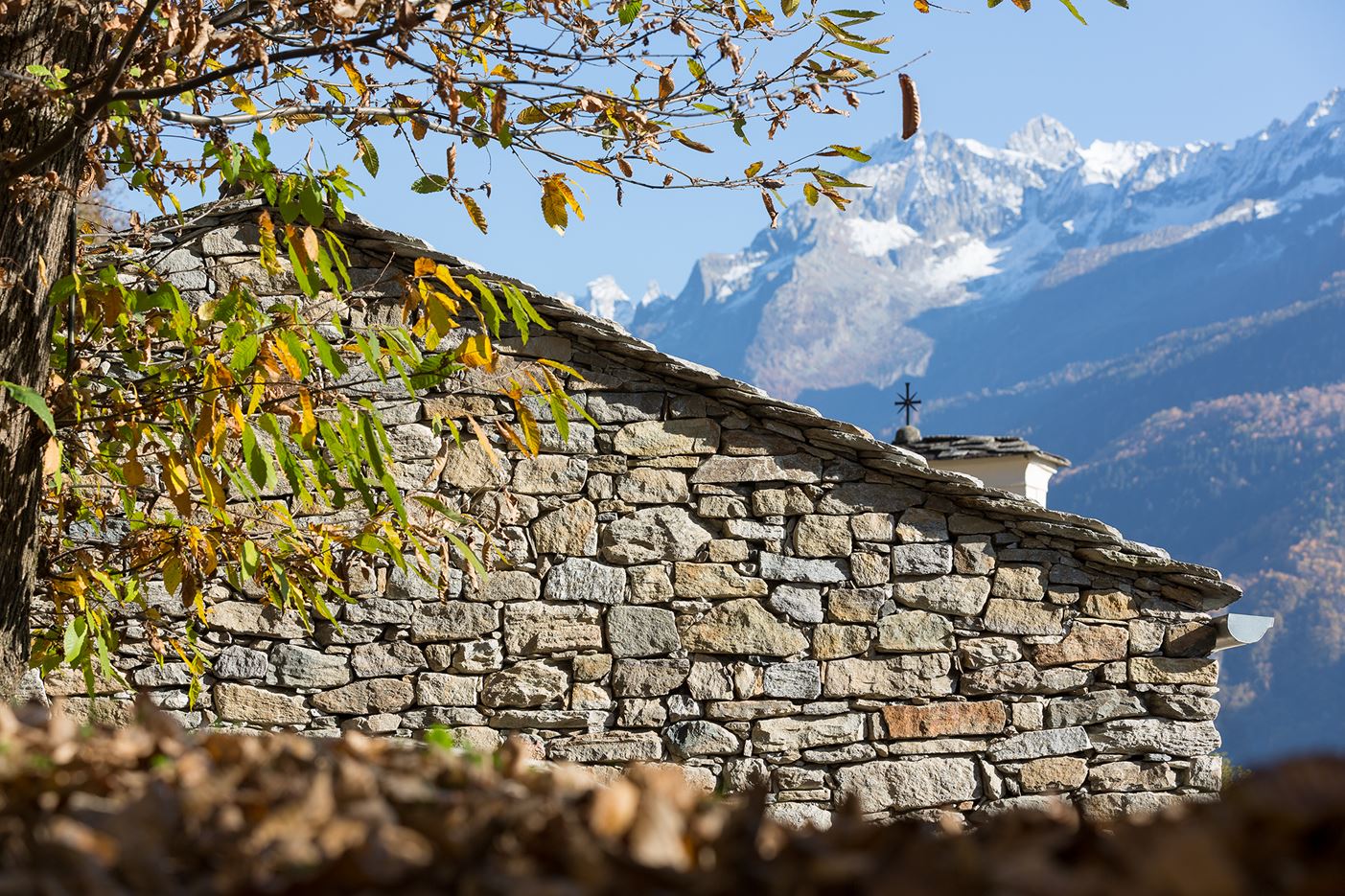 Mountain Stone House in Crana, Italy by Vudafieri Saverino Partners