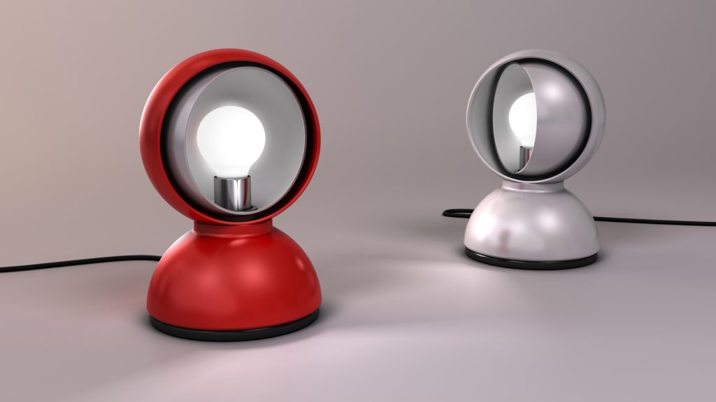 Eclisse Table Lamps by Vico Magistretti for Artemide