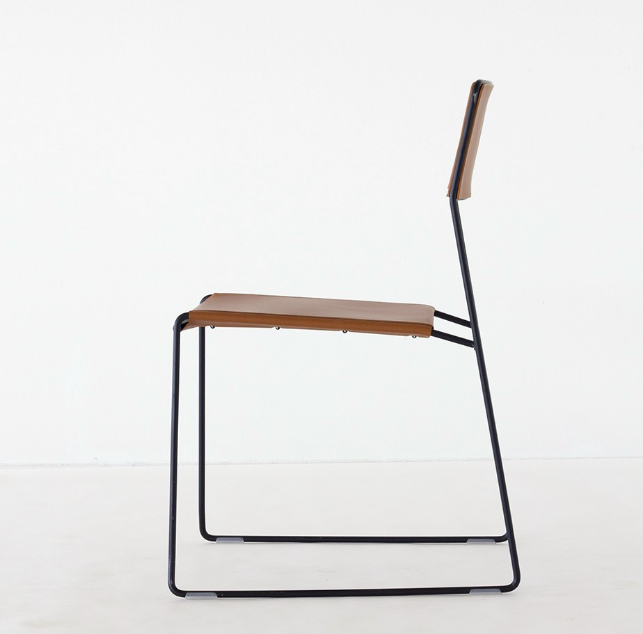 LOG LEATHER Chair by Matteo Manenti & Simone Cannolicchio for Area Declic