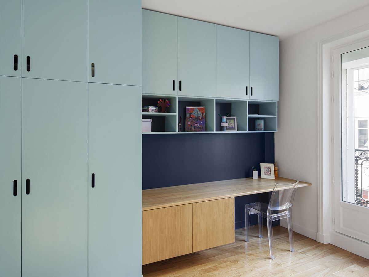 Malo & Paul Apartment in Paris, France by Batiik Studio